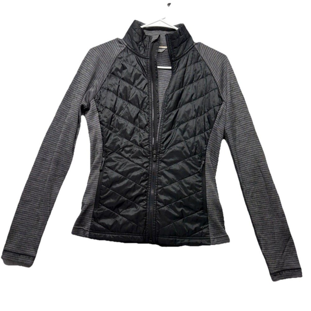 Smartwool Propulsion 60 Jacket Women’s Size S Black Quilted Merino Wool Full Zip